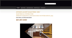 Desktop Screenshot of innerlightelectricinc.com